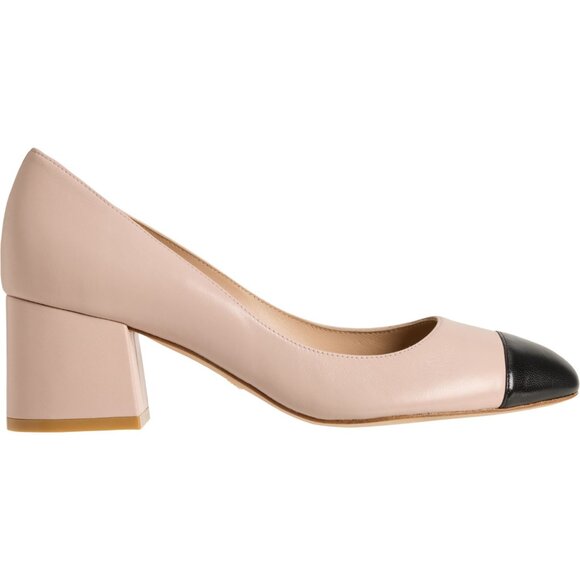 Stuart Weitzman Made in Spain Flareblock 60 Pumps - Leather (For Women) - Picture 3 of 4